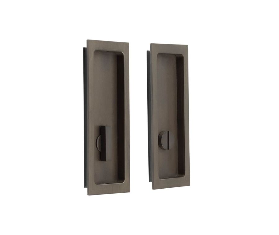 Burlington 150x55mm Dark Bronze Rectangular Concealed Turn and Release | BUR226DB