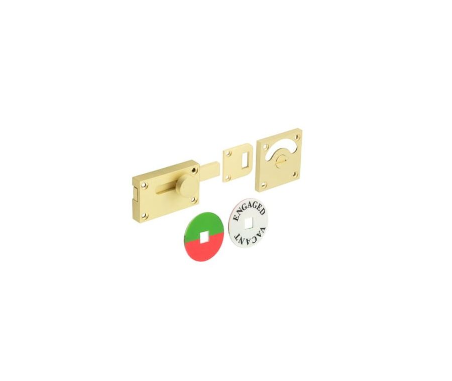 Burlington Satin Brass Indicator Bolt | BUR2552SB