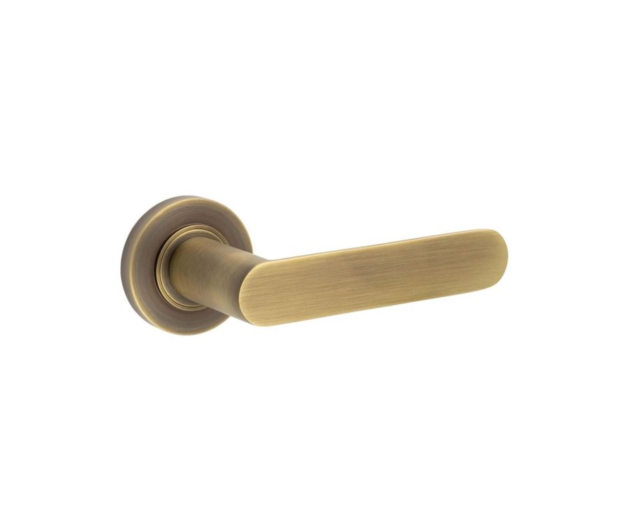 Set Burlington Antique Brass Kensington Lever Furniture | BUR25AB