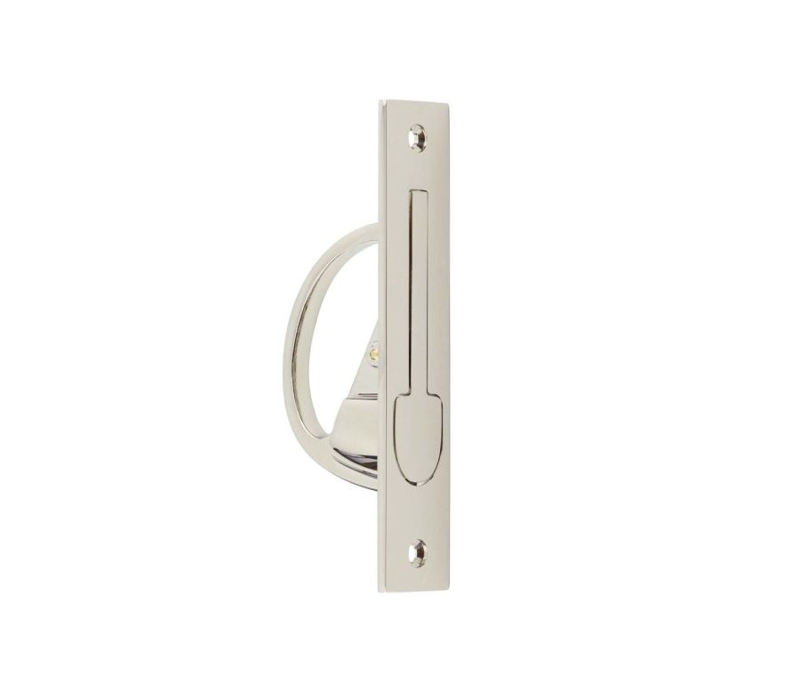 Burlington 130x25mm Polished Nickel Flush Edge Handle | BUR280PN