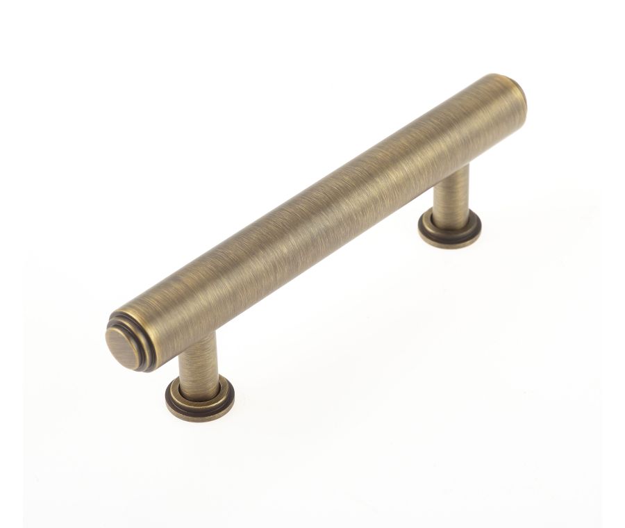 Burlington 128mm Antique Brass Belgrave Cabinet Handle | BUR511AB