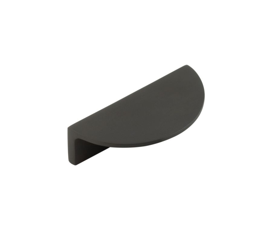 Burlington 80mm Dark Bronze Half Moon Edge Pull Handle | BUR610DB