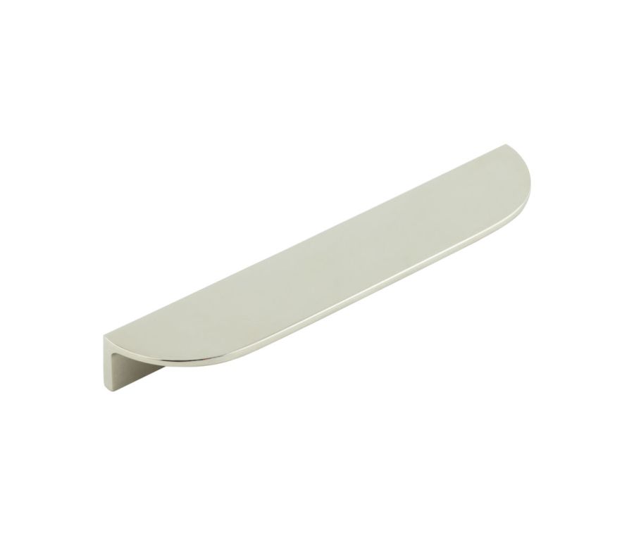 Burlington 200mm Polished Nickel Half Moon Edge Pull Handle | BUR611PN