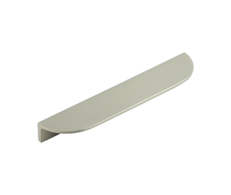 Burlington 200mm Satin Nickel Half Moon Edge Pull Handle | BUR611SN