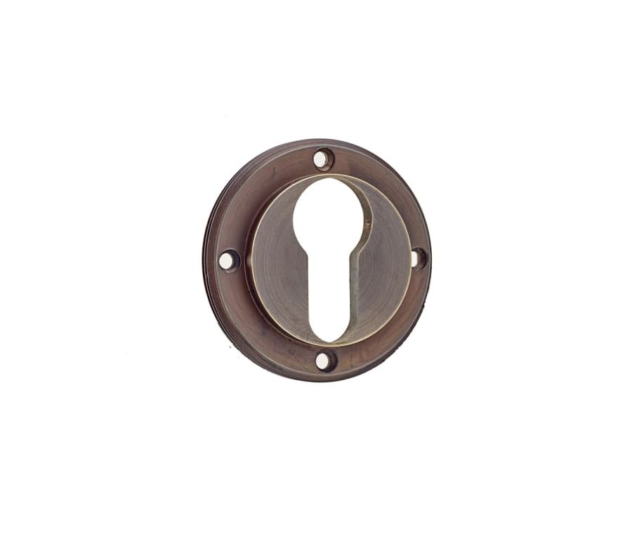 Burlington Antique Brass Euro Escutcheon | BUR61AB