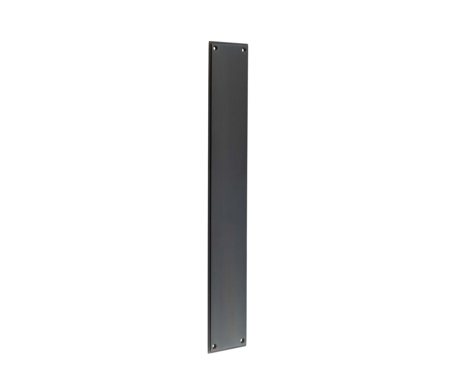 Burlington 450x75mm Dark Bronze Raised Finger Plate | BUR778DB