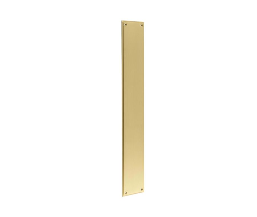 Burlington 450x75mm Satin Brass Raised Finger Plate | BUR778SB