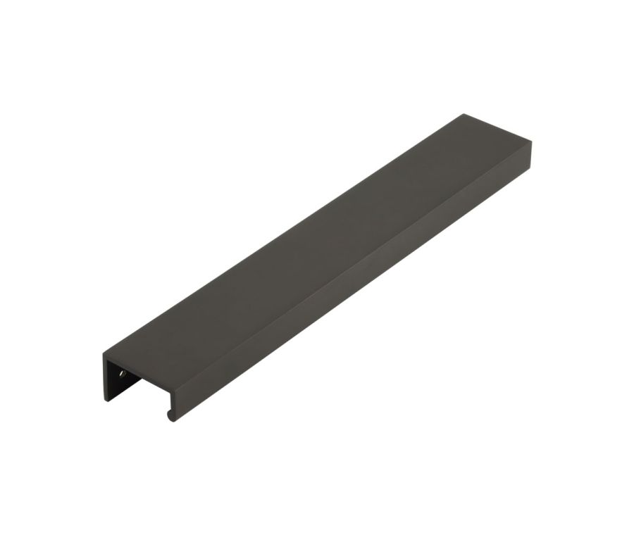 Burlington 300mm Dark Bronze Angled Edge Pull Handle | BUR912DB