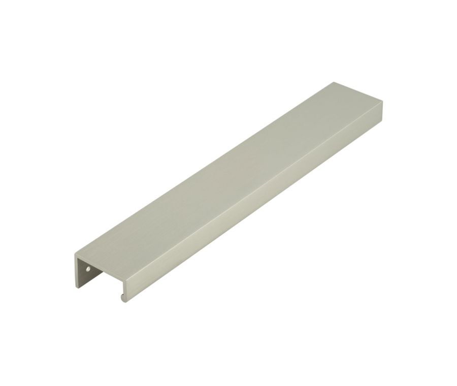 Burlington 300mm Satin Nickel Angled Edge Pull Handle | BUR912SN