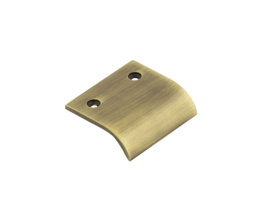 Burlington 50mm Antique Brass Curved Edge Pull | BUR920AB