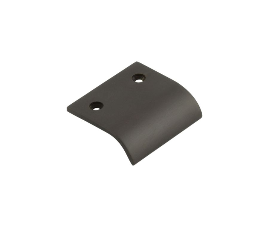 Burlington 50mm Dark Bronze Curved Edge Pull | BUR920DB