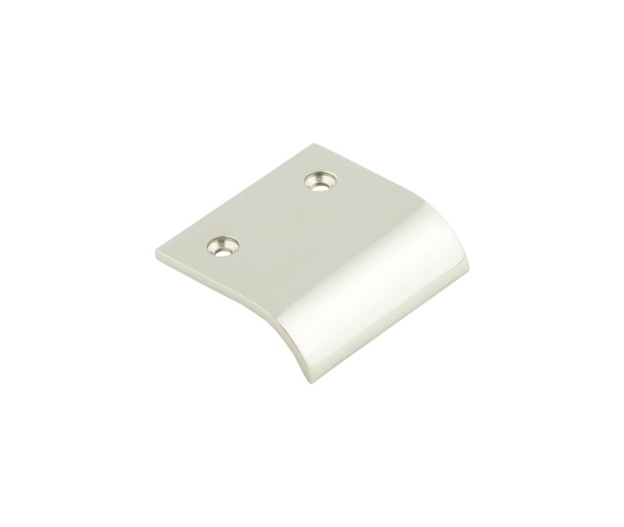 Burlington 50mm Polished Nickel Curved Edge Pull | BUR920PN