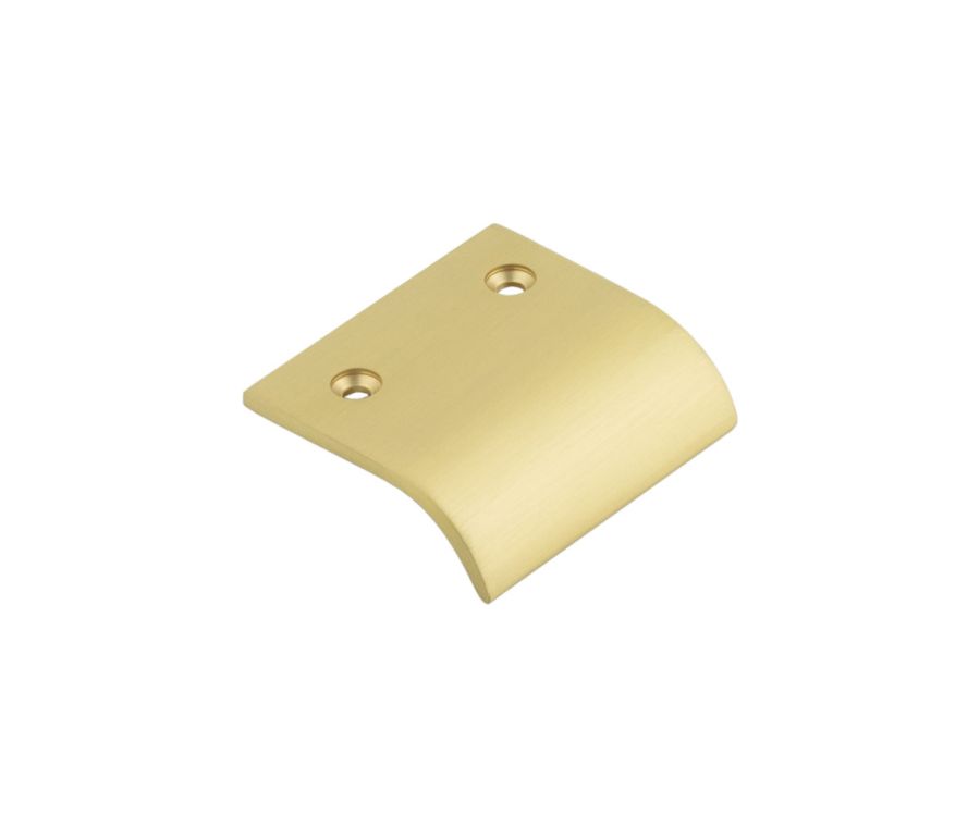 Burlington 50mm Satin Brass Curved Edge Pull | BUR920SB