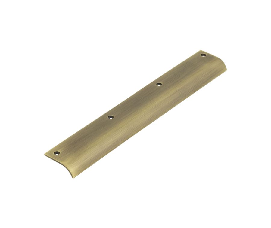 Burlington 300mm Antique Brass Curved Edge Pull | BUR922AB