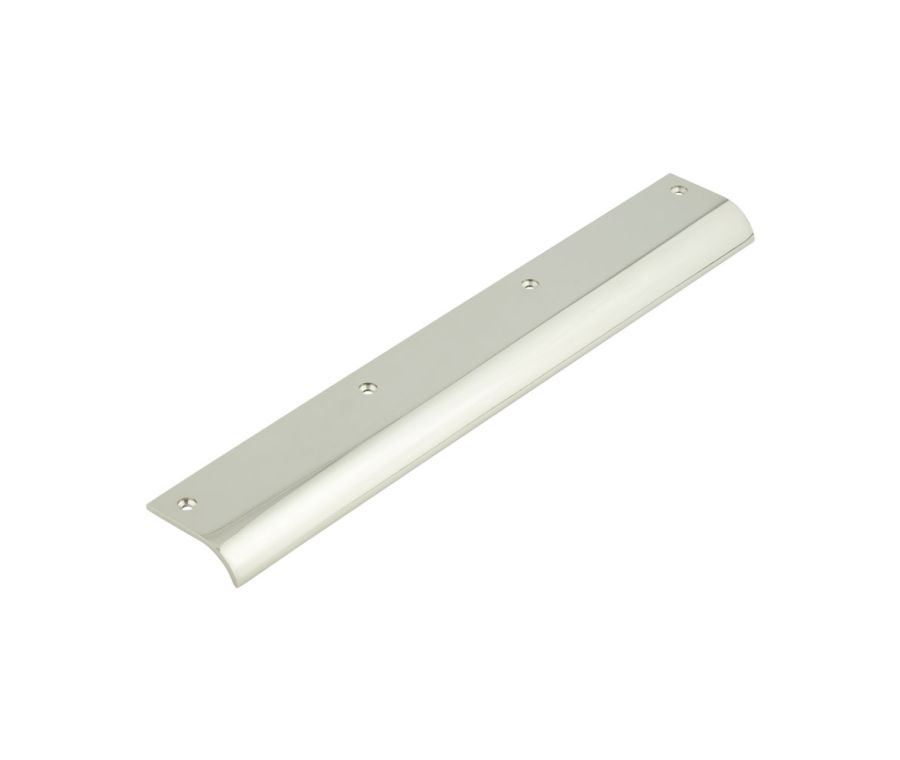 Burlington 300mm Polished Nickel Curved Edge Pull | BUR922PN