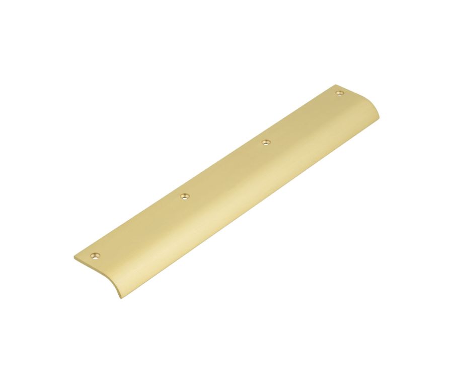 Burlington 300mm Satin Brass Curved Edge Pull | BUR922SB