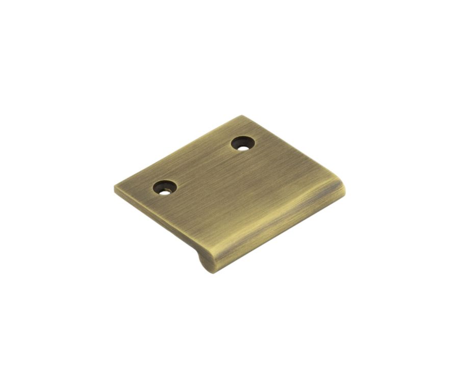 Burlington 50mm Antique Brass Flat Edge Pull | BUR930AB