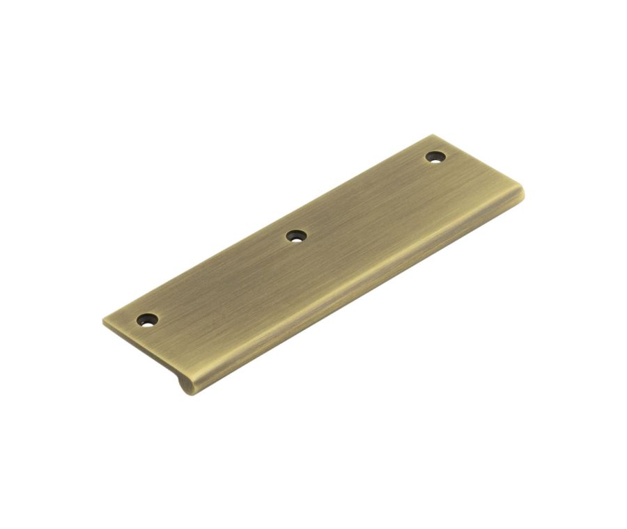Burlington 150mm Antique Brass Flat Edge Pull | BUR931AB