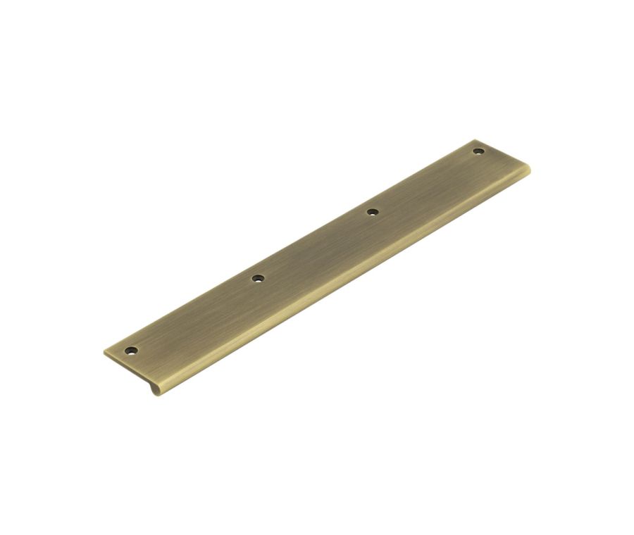 Burlington 300mm Antique Brass Flat Edge Pull | BUR932AB