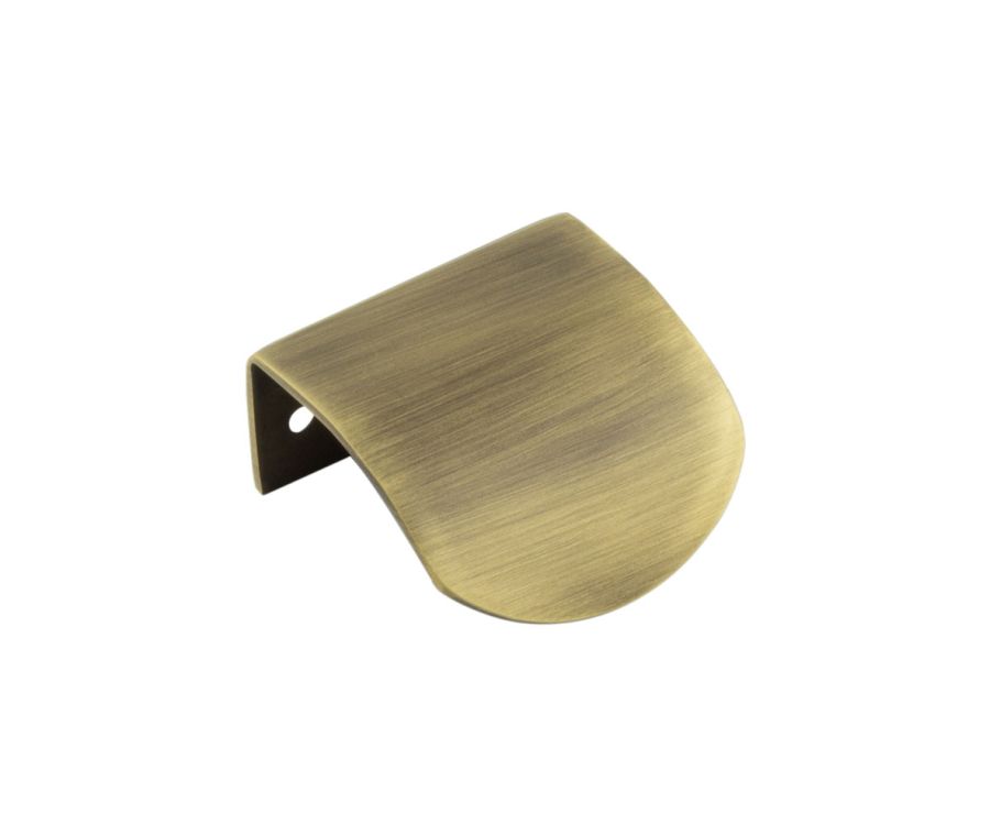 Burlington 50mm Antique Brass Arched Edge Pull | BUR940AB