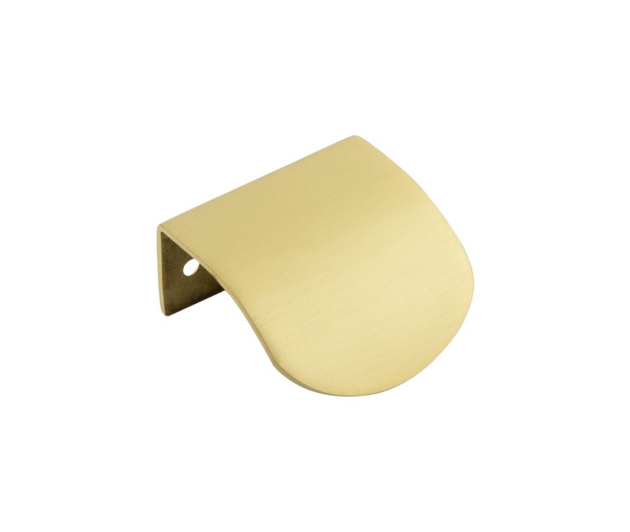 Burlington 50mm Satin Brass Arched Edge Pull | BUR940SB