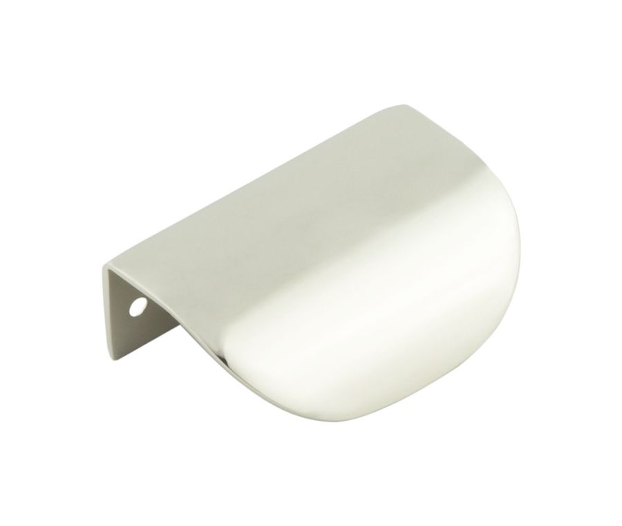Burlington 75mm Polished Nickel Arched Edge Pull | BUR941PN