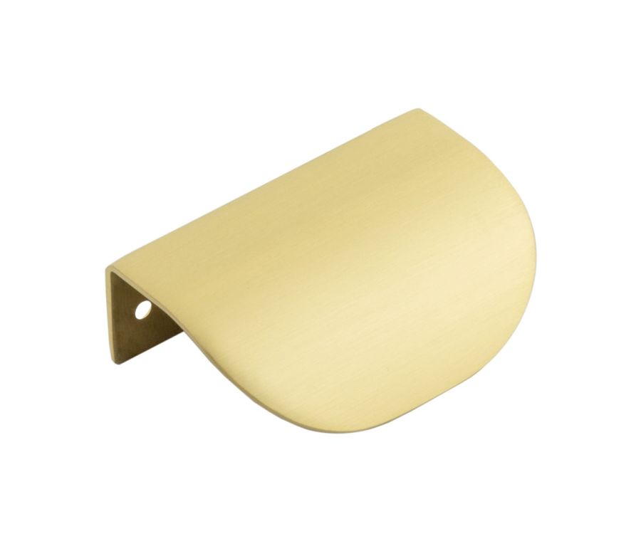 Burlington 75mm Satin Brass Arched Edge Pull | BUR941SB