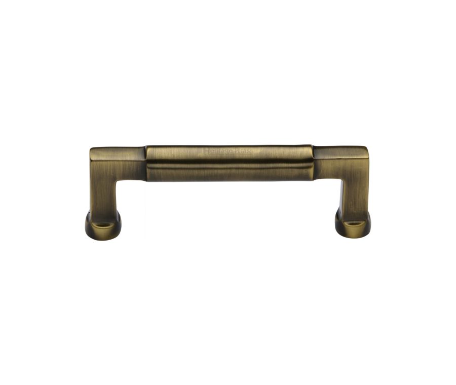 Heritage Brass Antique Brass Bauhaus Cabinet Pull Handle 101mm