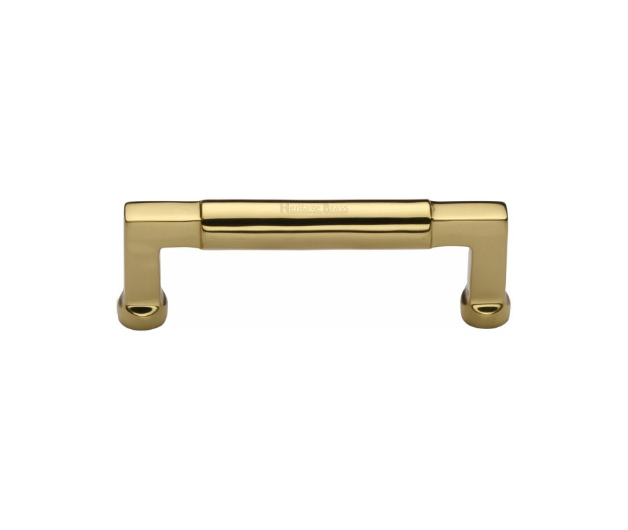 Heritage Brass Polished Brass Bauhaus Cabinet Pull Handle 101mm