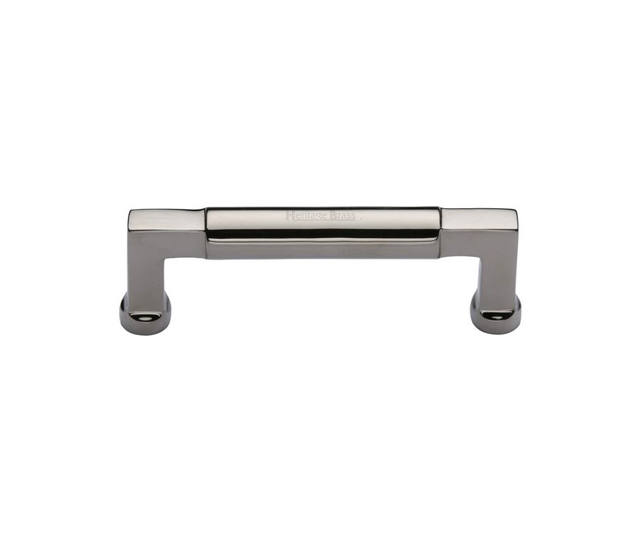 Heritage Brass Polished Nickel Finish Bauhaus Cabinet Pull Handle 101mm