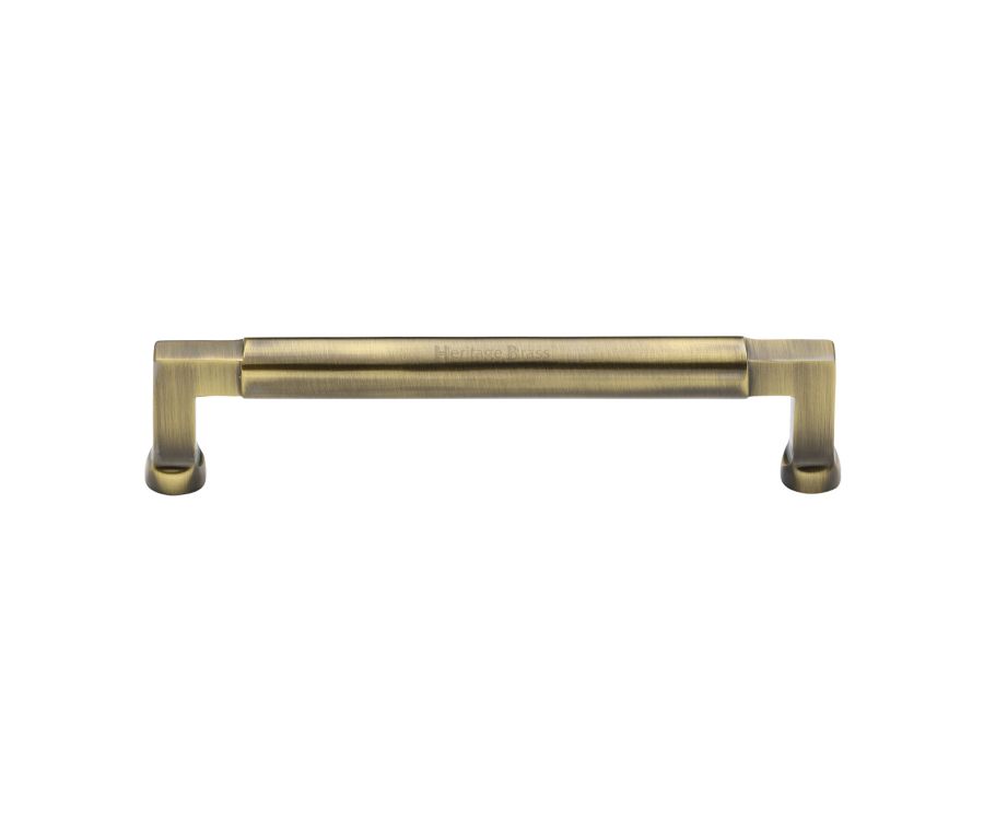 Heritage Brass Antique Brass Bauhaus Cabinet Pull Handle 160mm