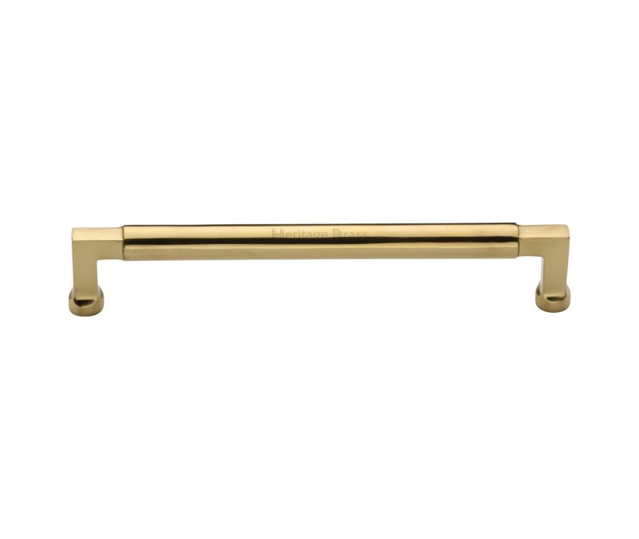 Heritage Brass Polished Brass Bauhaus Cabinet Pull Handle 203mm