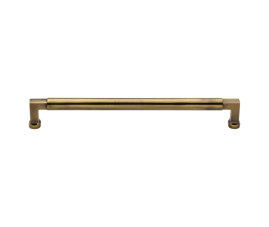 Heritage Brass Antique Brass Bauhaus Cabinet Pull Handle 254mm