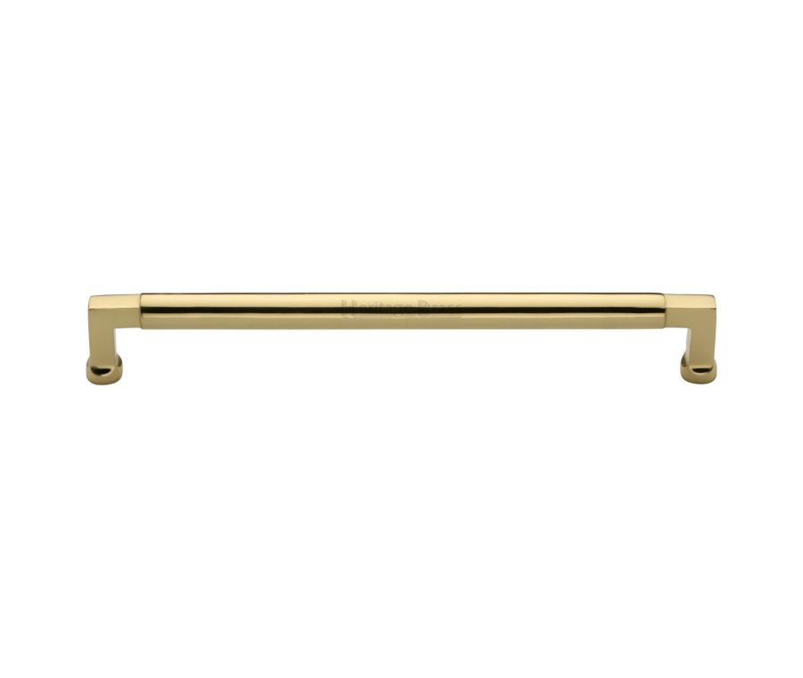 Heritage Brass Polished Brass Bauhaus Cabinet Pull Handle 254mm