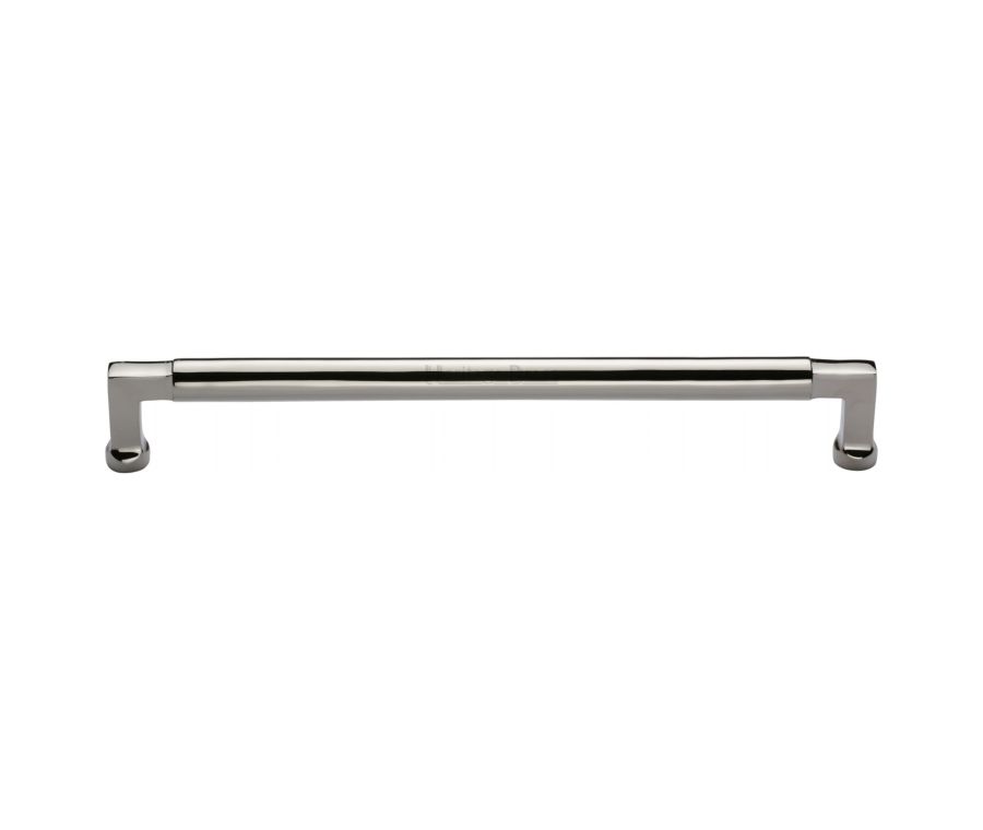 Heritage Brass Polished Nickel Finish Bauhaus Cabinet Pull Handle 254mm