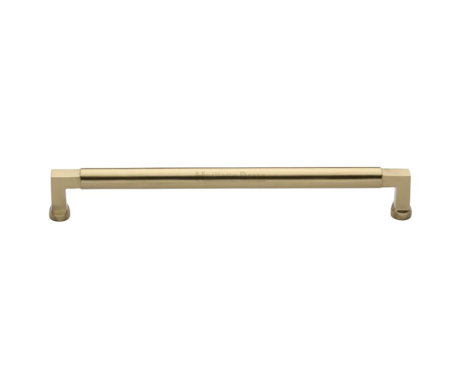 Heritage Brass Satin Brass Bauhaus Cabinet Pull Handle 254mm