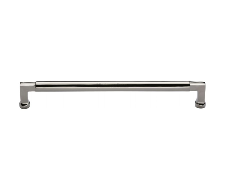 Heritage Brass Polished Nickel Finish Bauhaus Cabinet Pull Handle 320mm