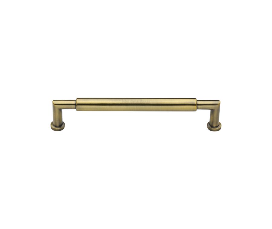 Heritage Brass Antique Brass Bauhaus Round Cabinet Pull Handle 101mm