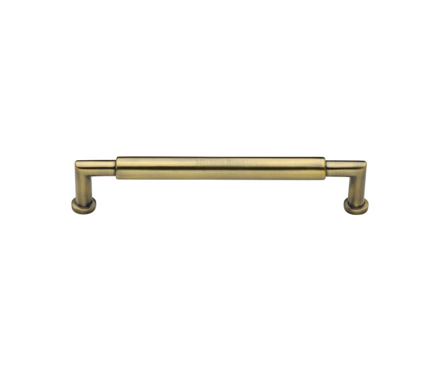 Heritage Brass Antique Brass Bauhaus Round Cabinet Pull Handle 152mm