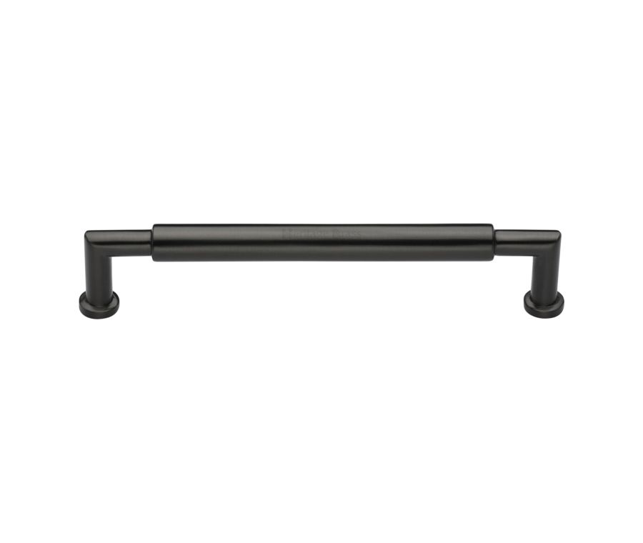 Heritage Brass Matt Bronze Bauhaus Round Cabinet Pull Handle 203mm