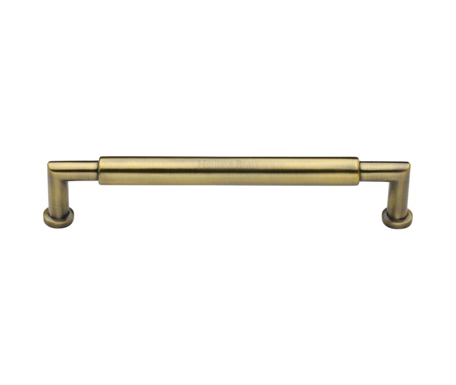 Heritage Brass Antique Brass Bauhaus Round Cabinet Pull Handle 254mm