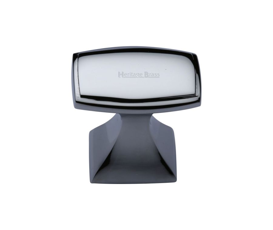Heritage Brass Polished Chrome Deco Cabinet Knob 32mm