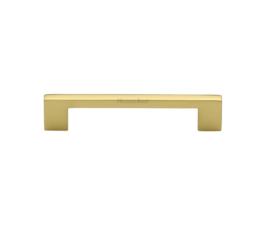 Heritage Brass Polished Brass Metro Cabinet Pull Handle 128mm