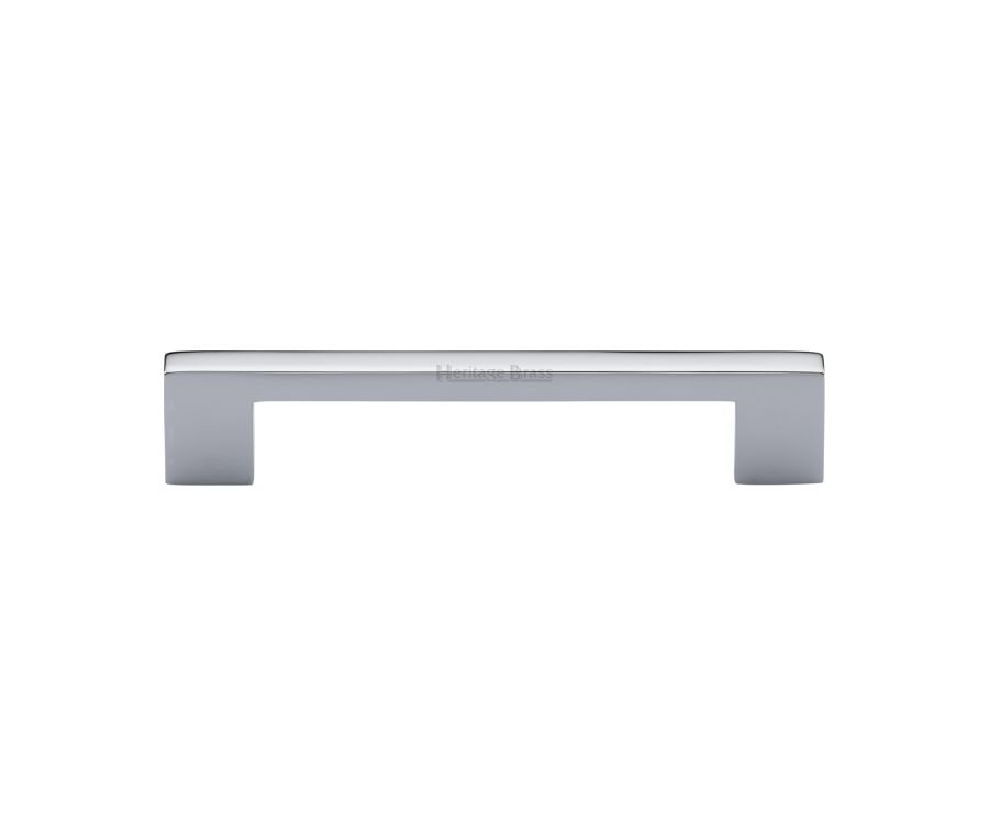 Heritage Brass Polished Chrome Metro Cabinet Pull Handle 128mm