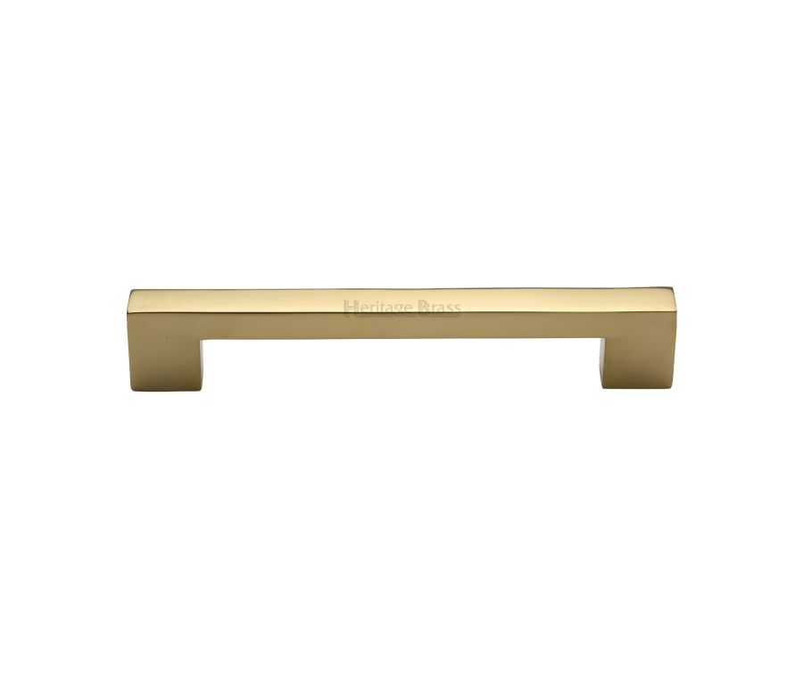 Heritage Brass Polished Brass Metro Cabinet Pull Handle 160mm