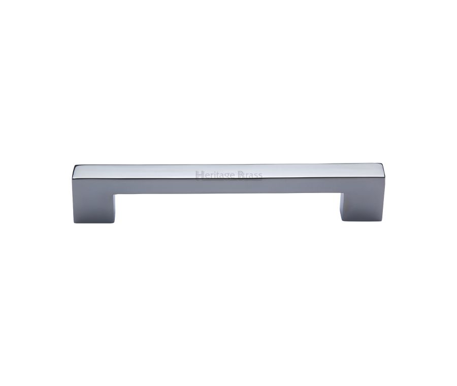 Heritage Brass Polished Chrome Metro Cabinet Pull Handle 160mm
