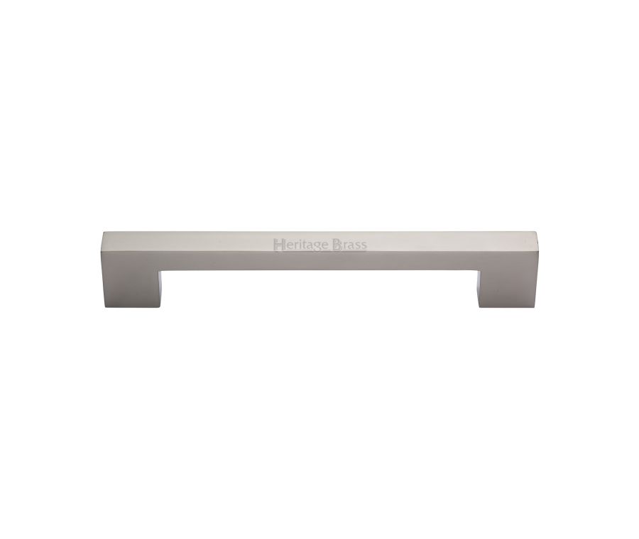 Heritage Brass Satin Nickel Metro Cabinet Pull Handle 160mm