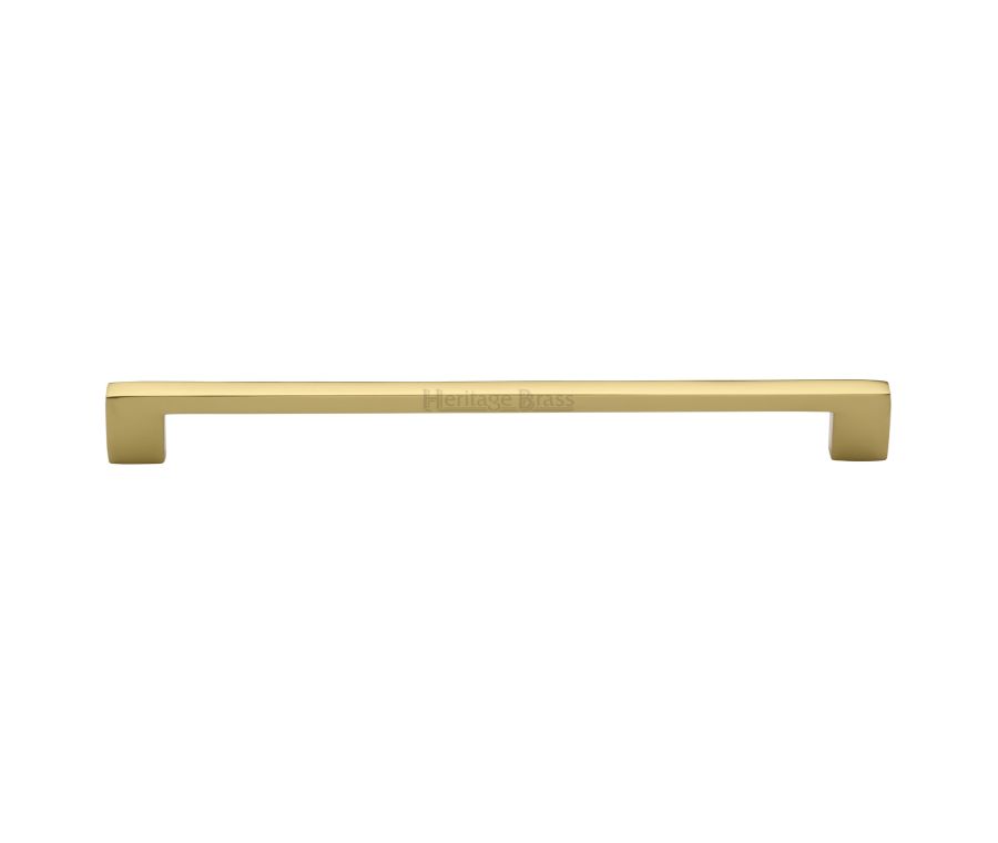 Heritage Brass Polished Brass Metro Cabinet Pull Handle 254mm