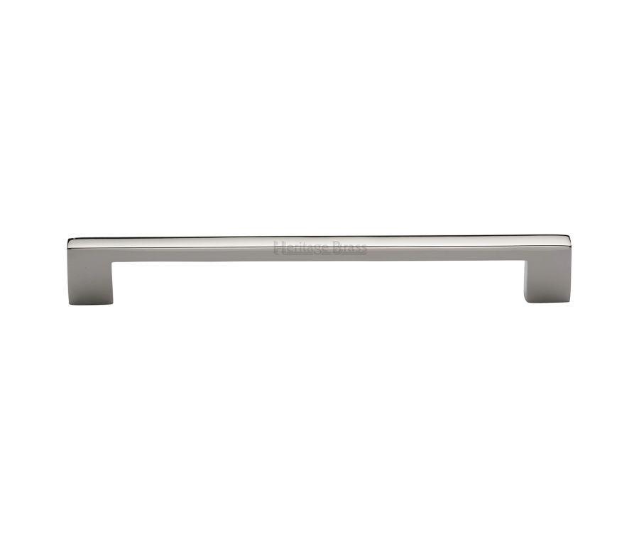 Heritage Brass Polished Nickel Finish Metro Cabinet Pull Handle 254mm