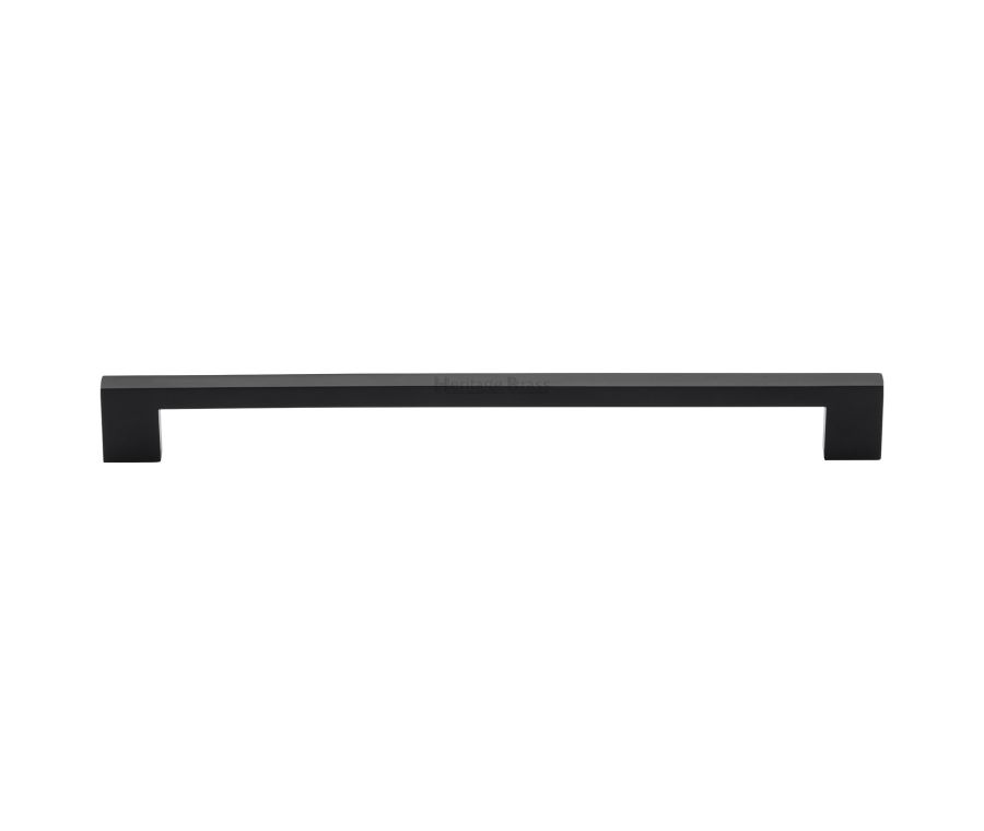 Heritage Brass Matt Black Metro Cabinet Pull Handle 256mm